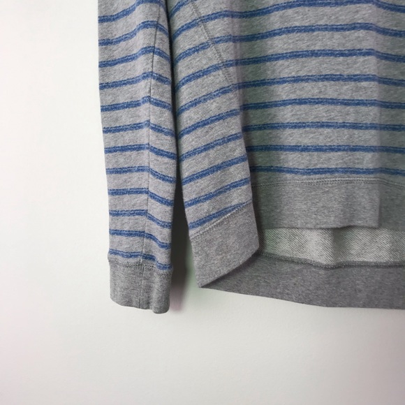 Aeropostale Blue Grey Stripe Light Weight Sweater - Picture 2 of 5